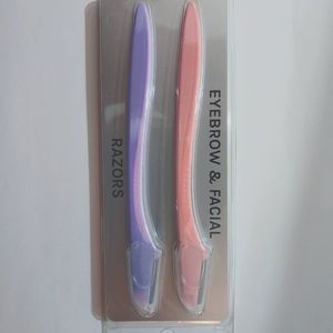 Eyebrow & Facial Razors Stainless Steel